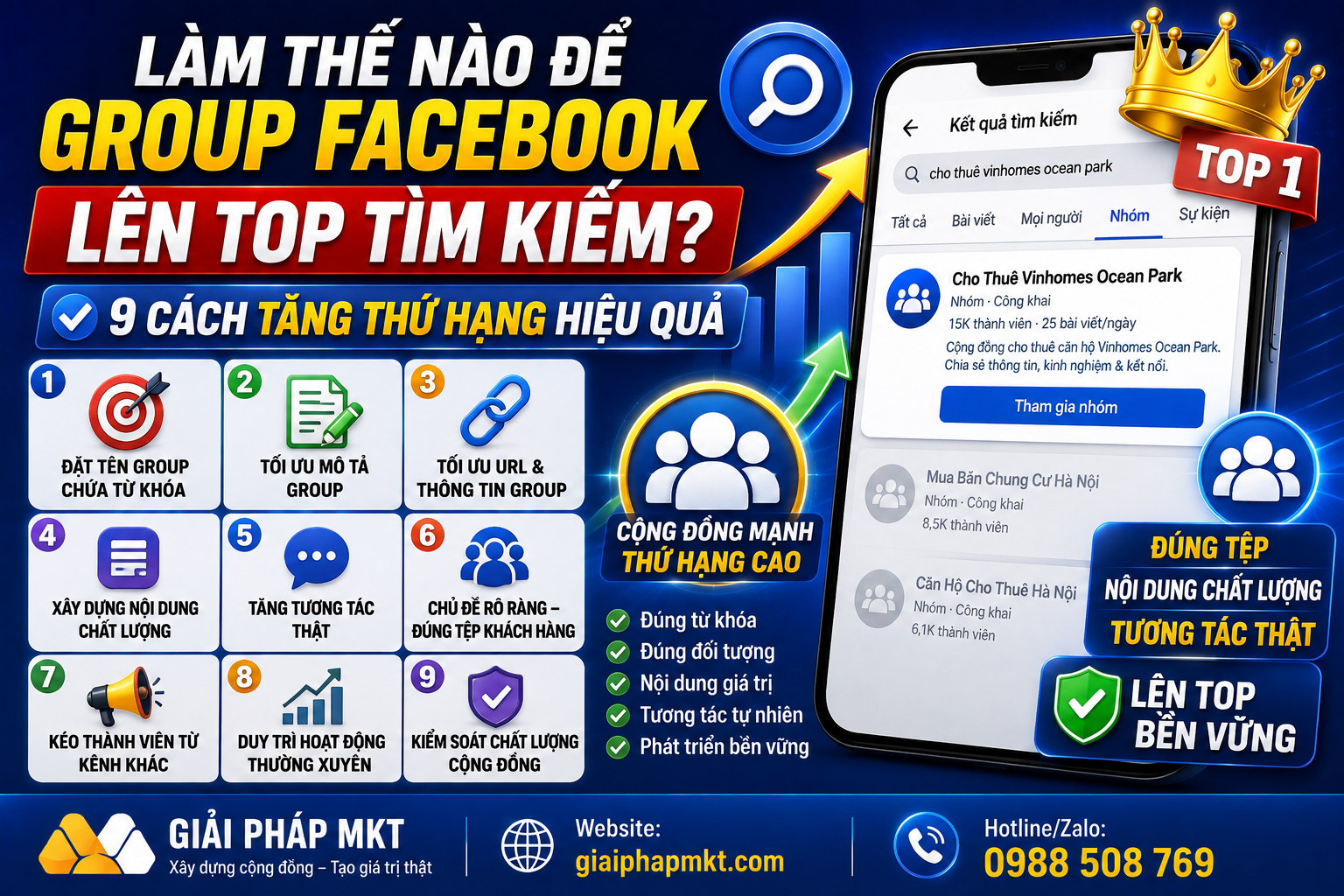 Làm Thế Nào Để Group Facebook Lên Top Tìm Kiếm? Cách Tăng Thứ Hạng Hiệu Quả